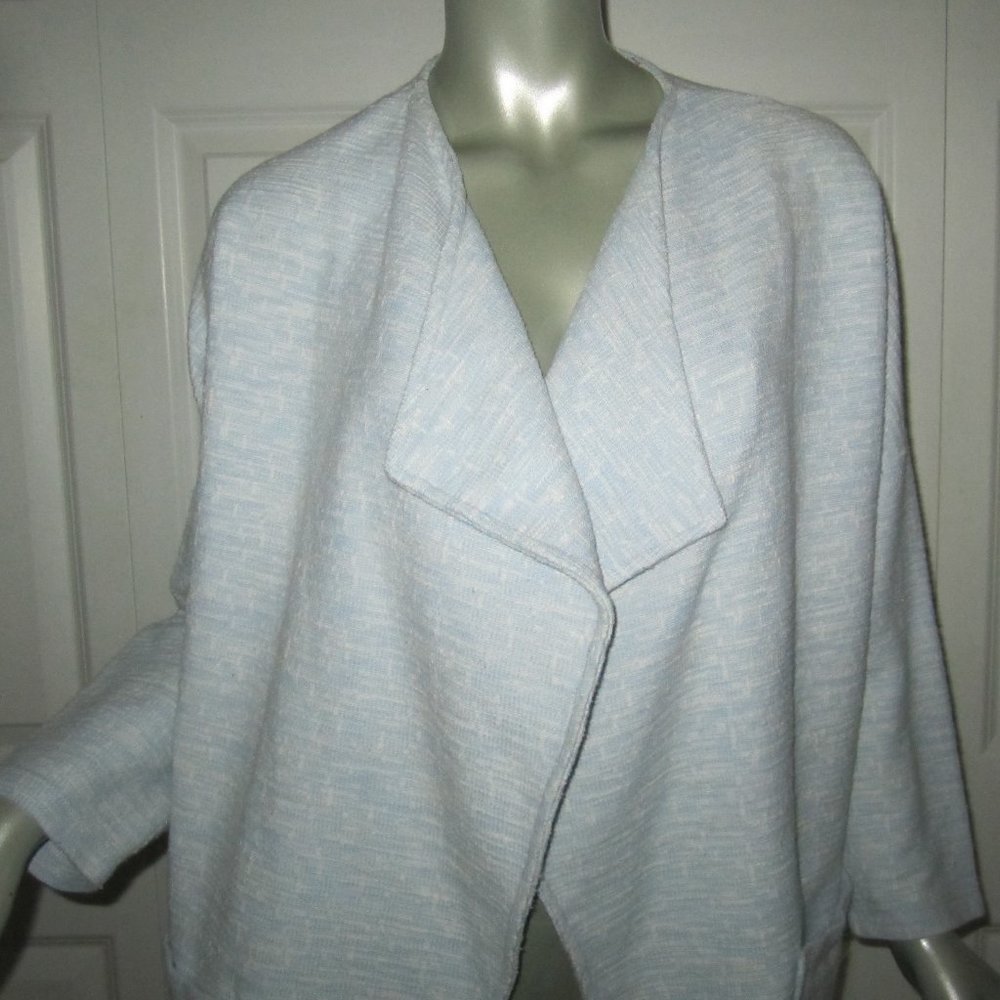 River Island Light Blue Waterfall Front Cardigan Swea… Gem